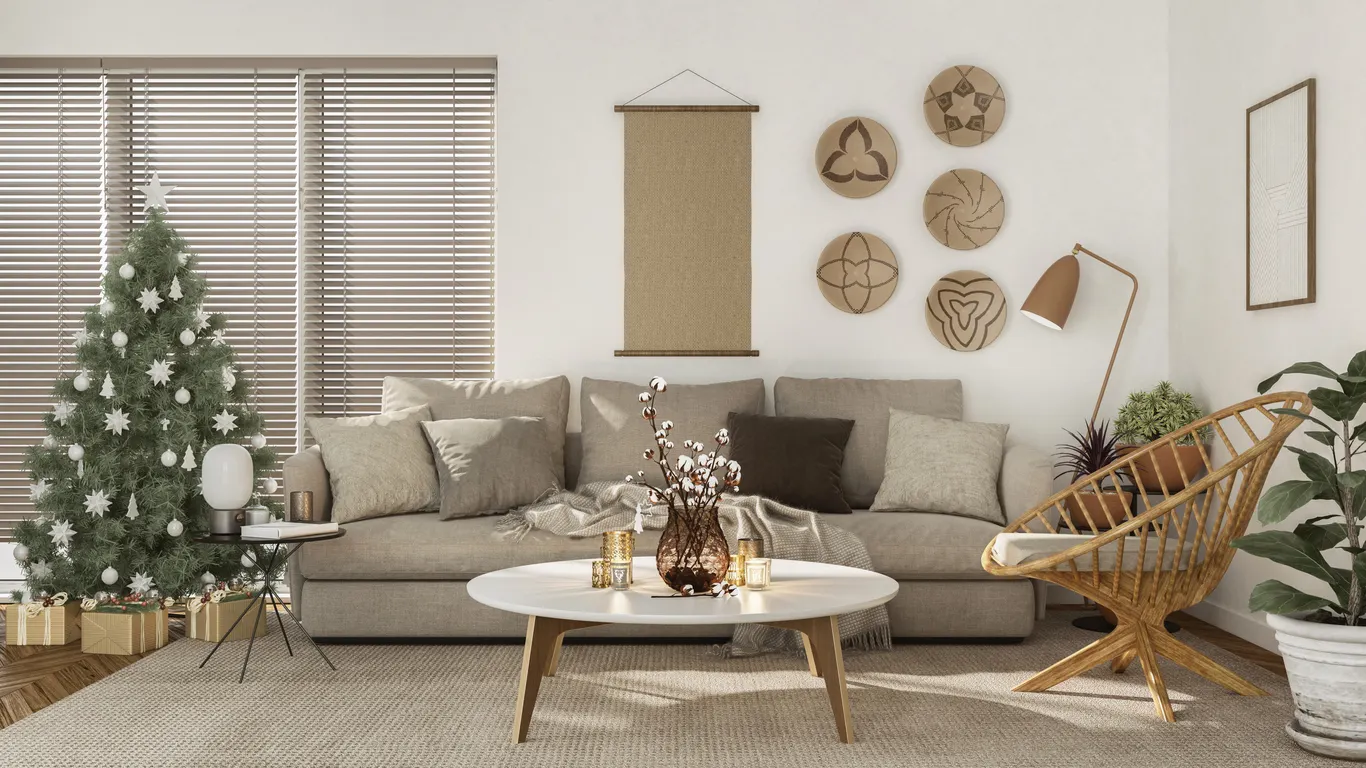 Choinka w stylu boho - pomysły na dekoracje