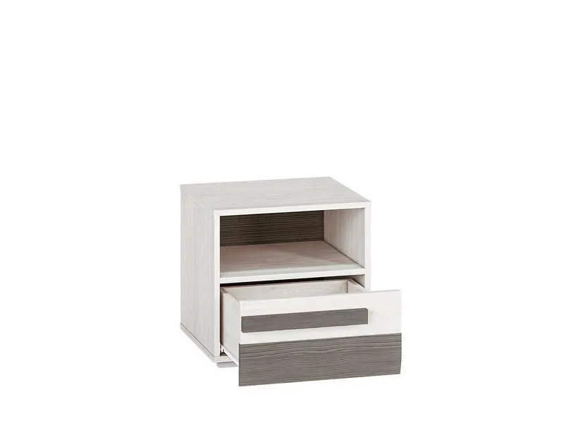 Szafka nocna z szufladą BLANCO 18 sosna śnieżna - 1BLAN18-001