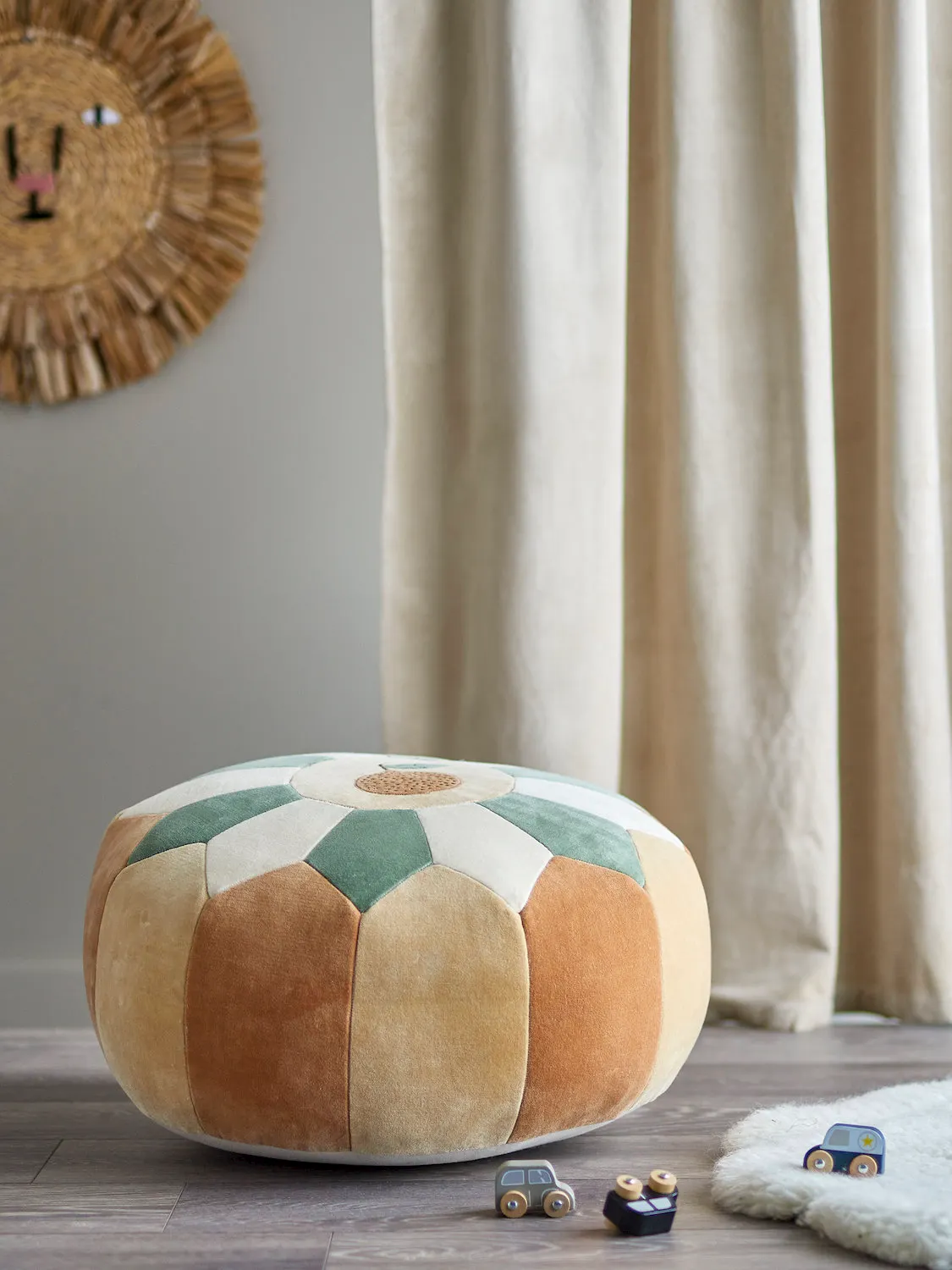 puff, ottoman, patchwork, jogger, dziecięcy