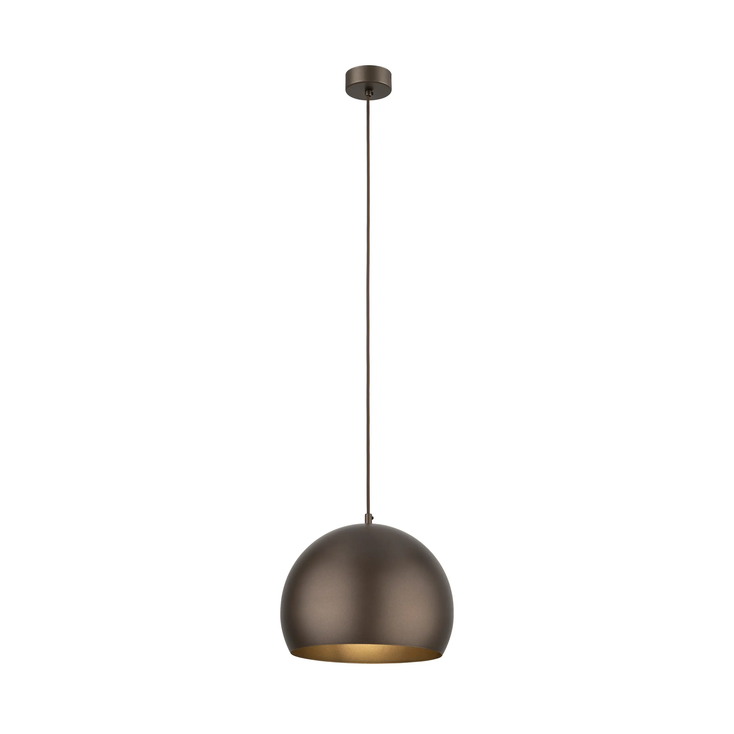 Lampa wisząca ZOE brązowa 160x27cm - TK_10171