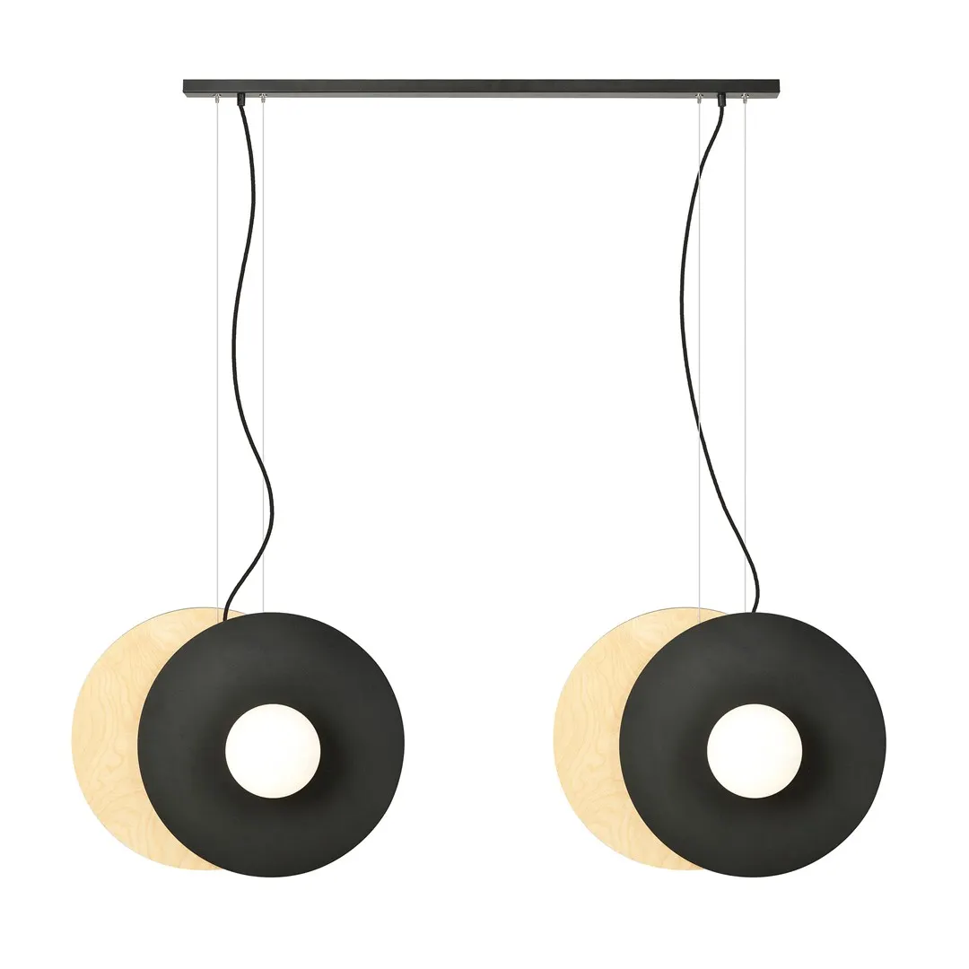 Lampa wisząca SOHO Czarny,Brązowy 1303/4 Lampa wisząca SOHO Czarny,Brązowy 1303/4