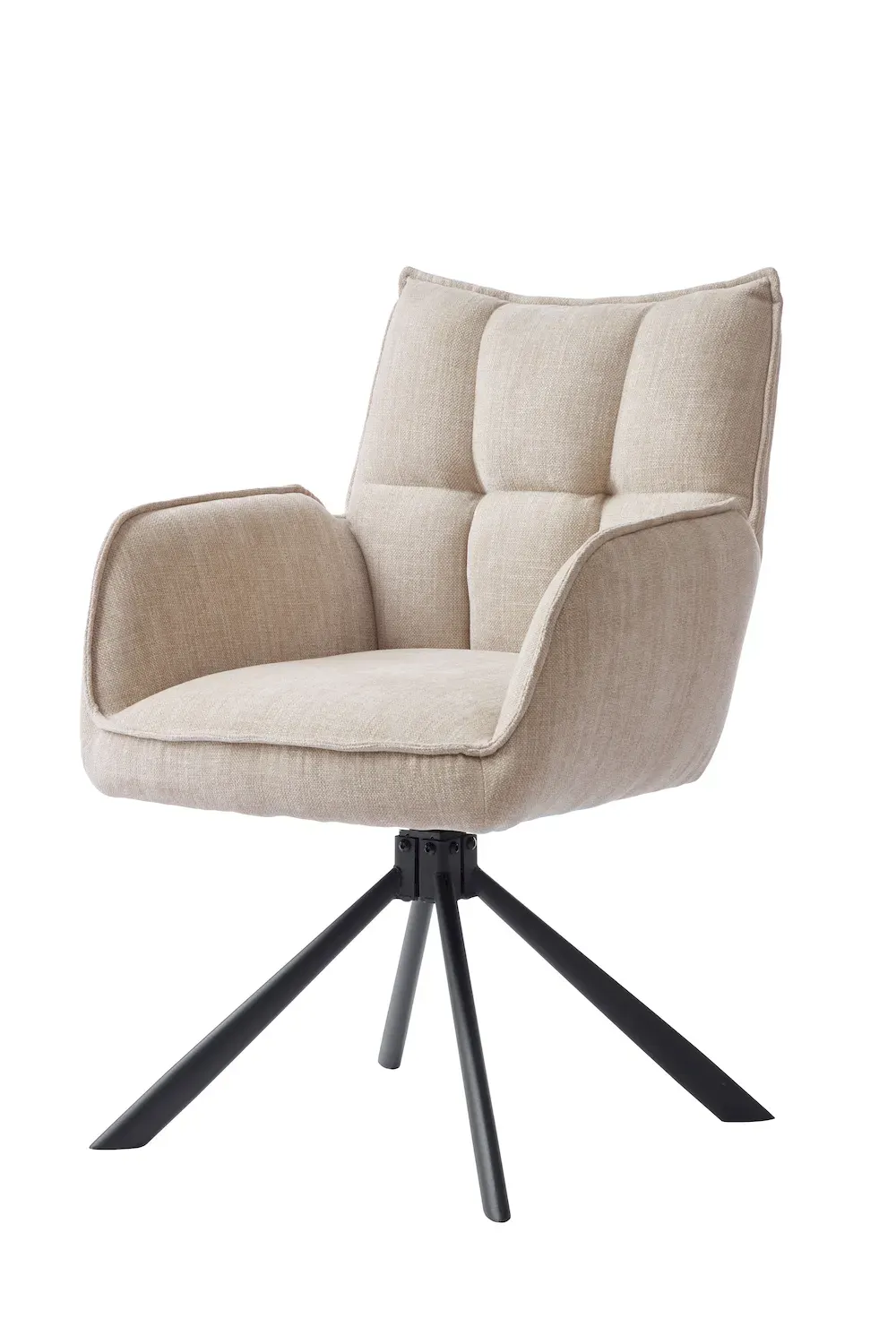 Krzesło obrotowe MARILLA - beżowy