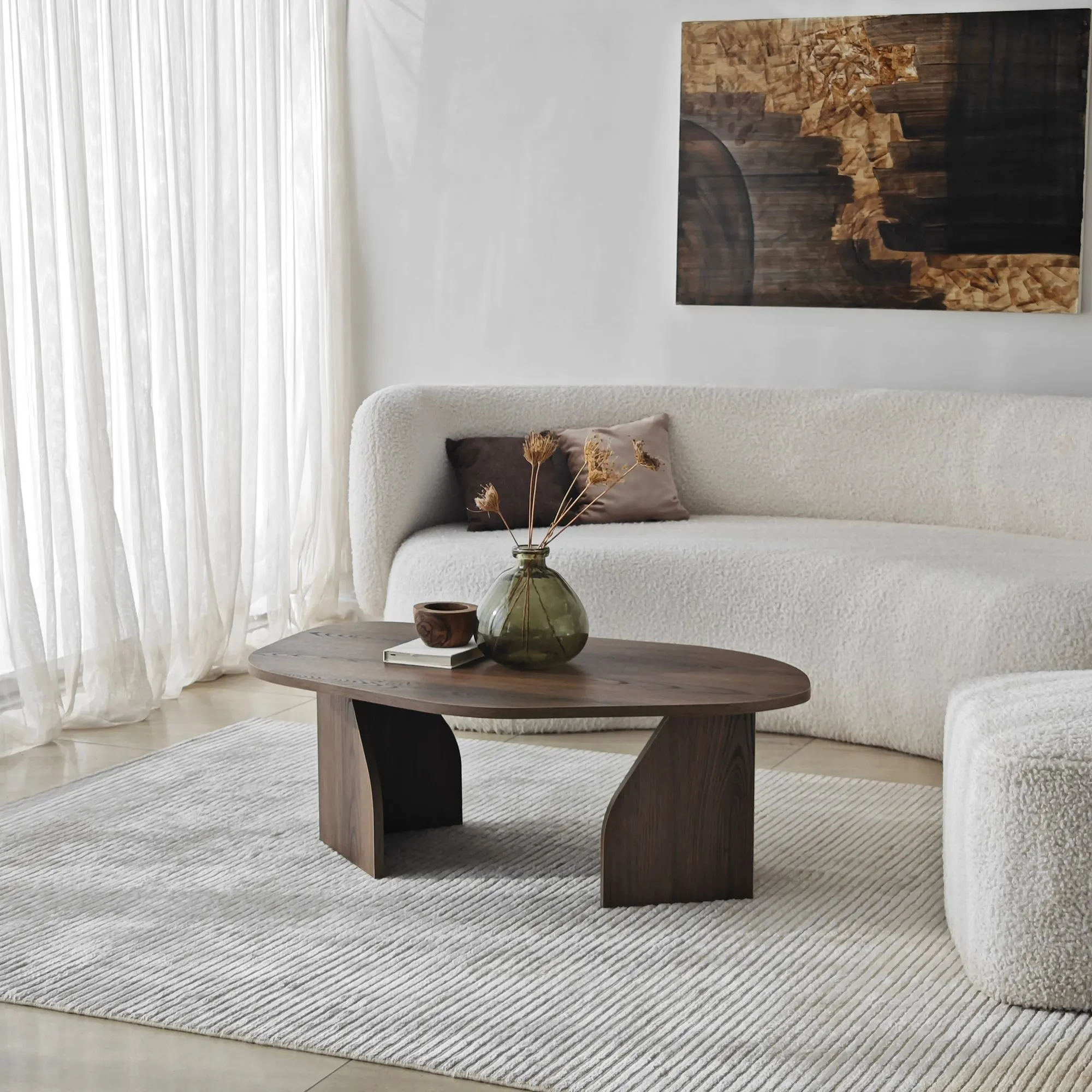 Stolik kawowy ROCK 60x100 orzechowy - ASI_552NOS2569