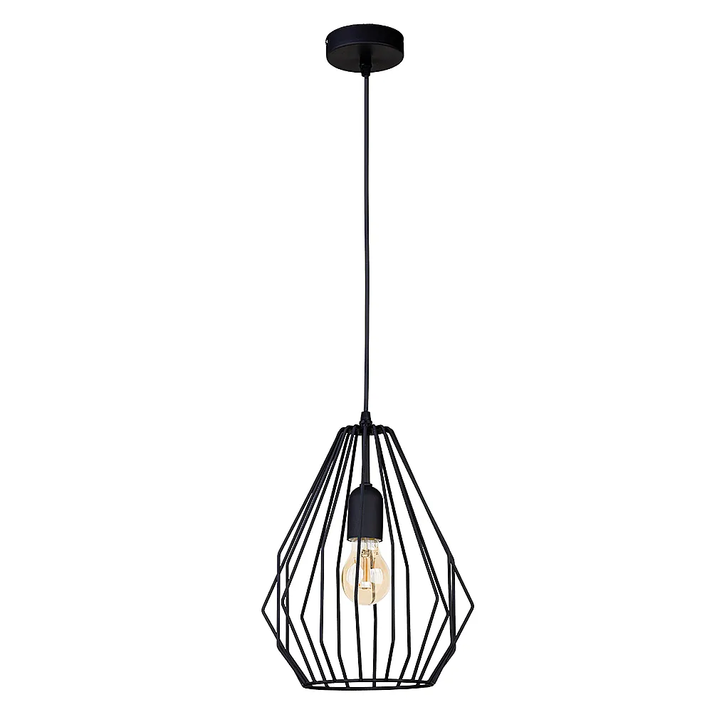 Lampa wisząca BRYLANT czarna 130x23cm