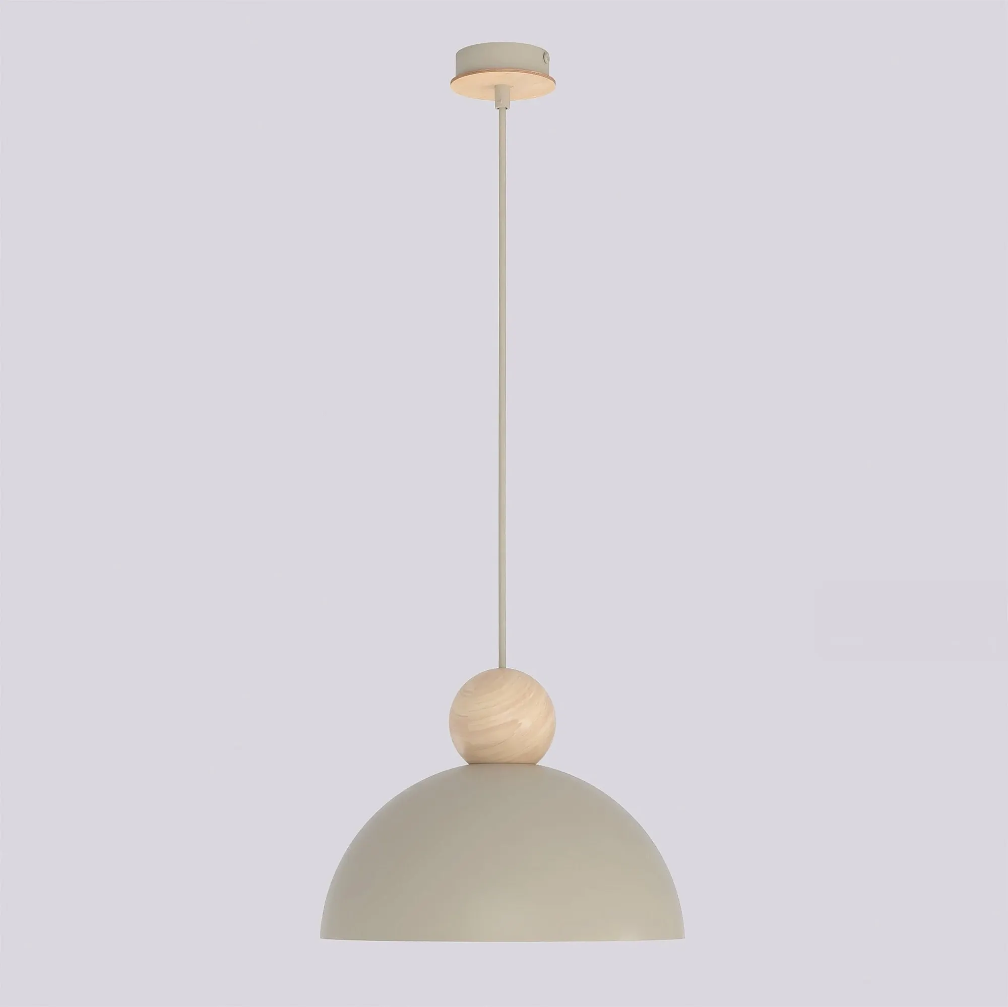 Lampa wisząca KAKI 1M beżowy naturalny - 1678/1M