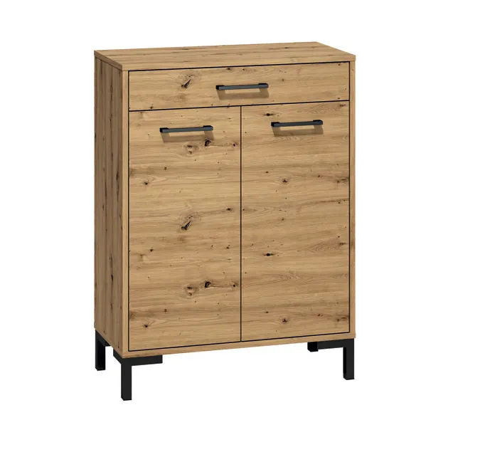 Szafka na buty 2-drzwiowa z szufladą NEVIO 03 dąb artisan Szafka na buty 2-drzwiowa z szufladą NEVIO 03 dąb artisan