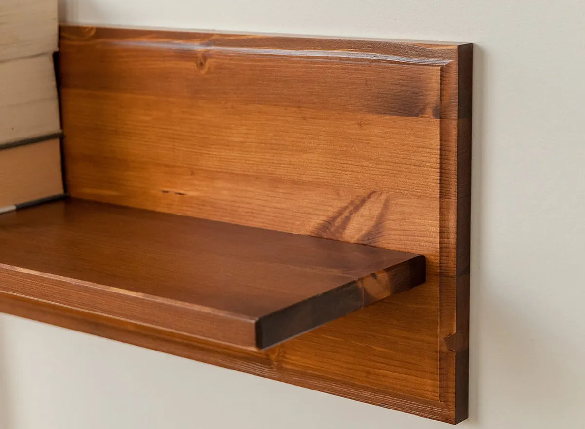 Półka sosnowa na ścianę TOSKANIA Kolor: bejca - PL2051