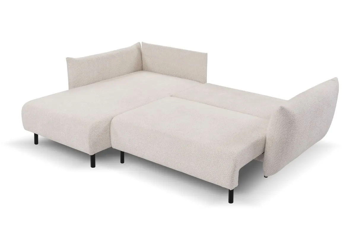 Narożnik rozkładany z pojemnikiem ADEL ANTHOLOGY 257 cm L/P beżowy - ADEL_NAR_ANTOLOGY02