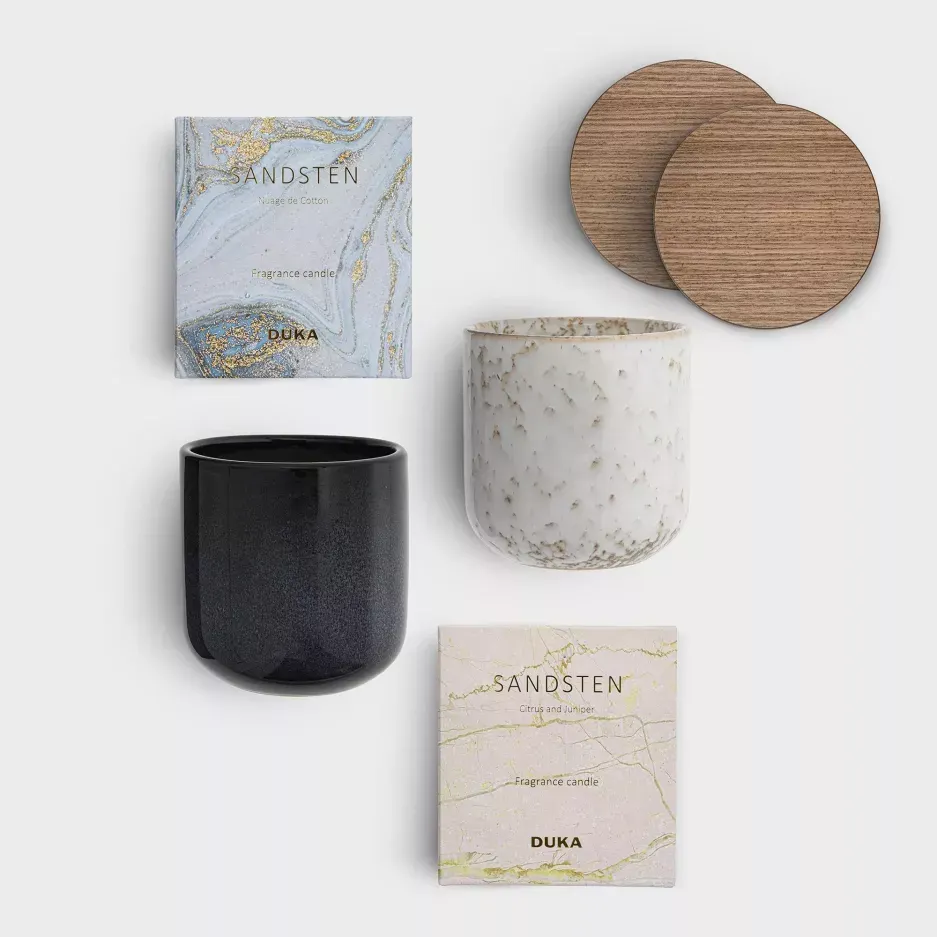 Świeca zapachowa sojowa DUKA SANDSTEN Nuage de Cotton 280 g — zdjęcie 8