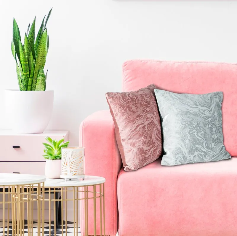 POSZEWKA LUISA 42X42 CM RÓŻOWY - EU_350645