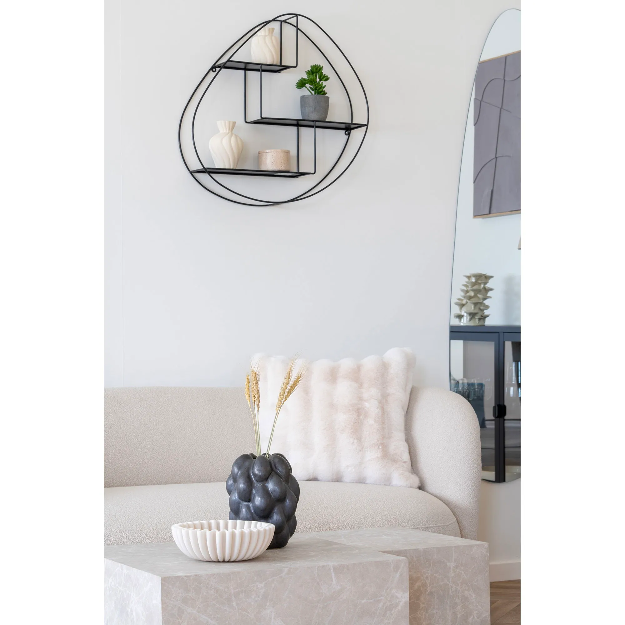 Miska polyresinowa BOWL beżowy fi20x65 cm beżowy - 4442062