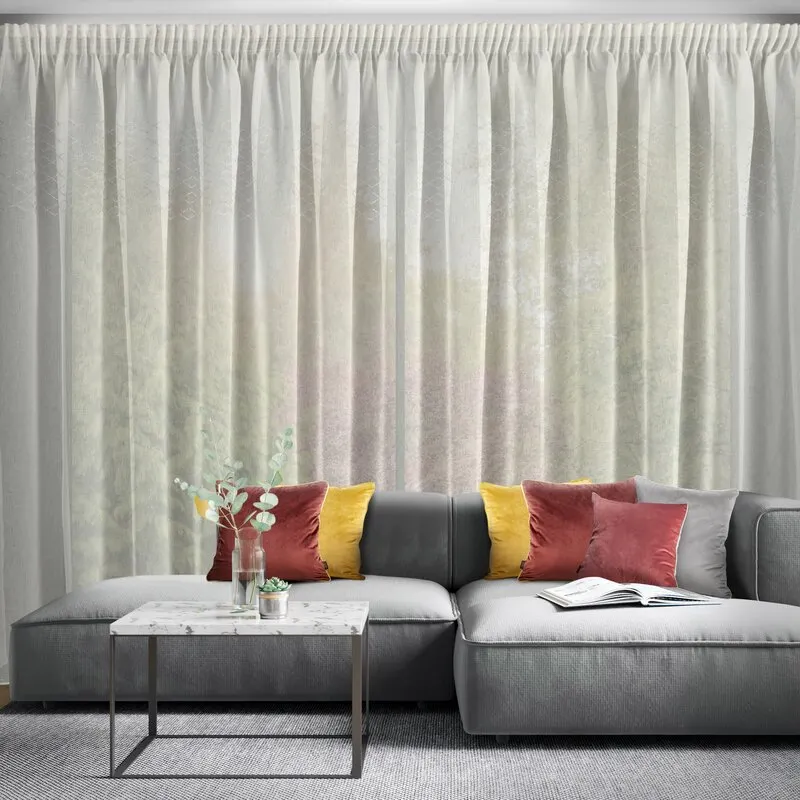 FIRANA GOTOWA KLEO NA TAŚMIE 350 X 270 CM BIAŁY — zdjęcie 10