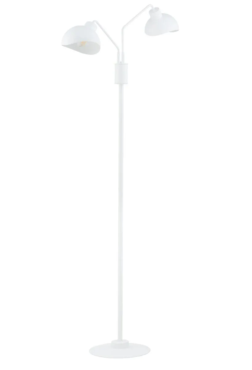 Lampa podłogowa ROY biała