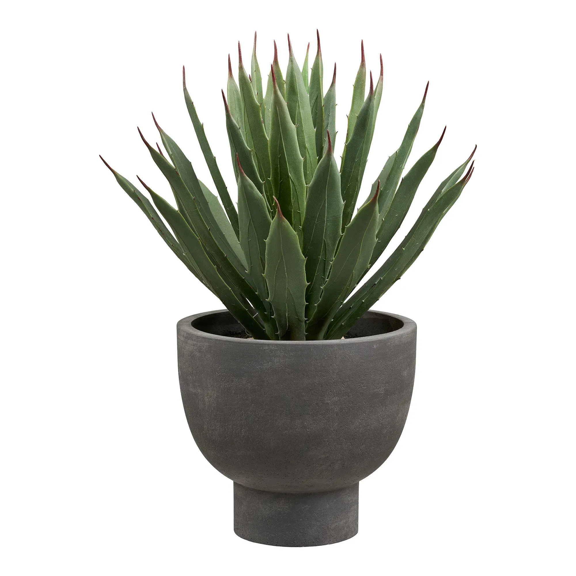Roślina sztuczna w cementowej doniczce AGAVE 41cm
