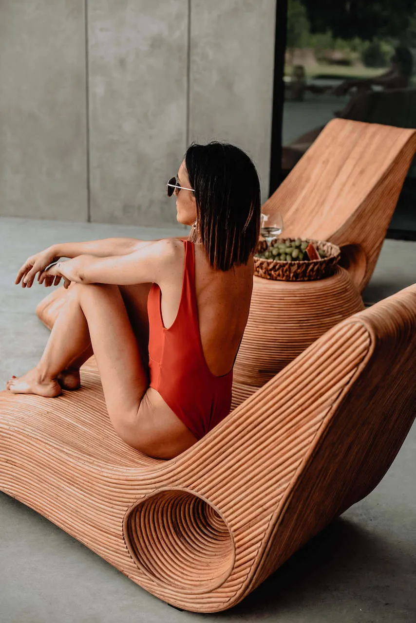 ZESTAW LEŻAKÓW TEGAL OKRĄGŁY STOLIK KONIAK - MMRTL003X2K