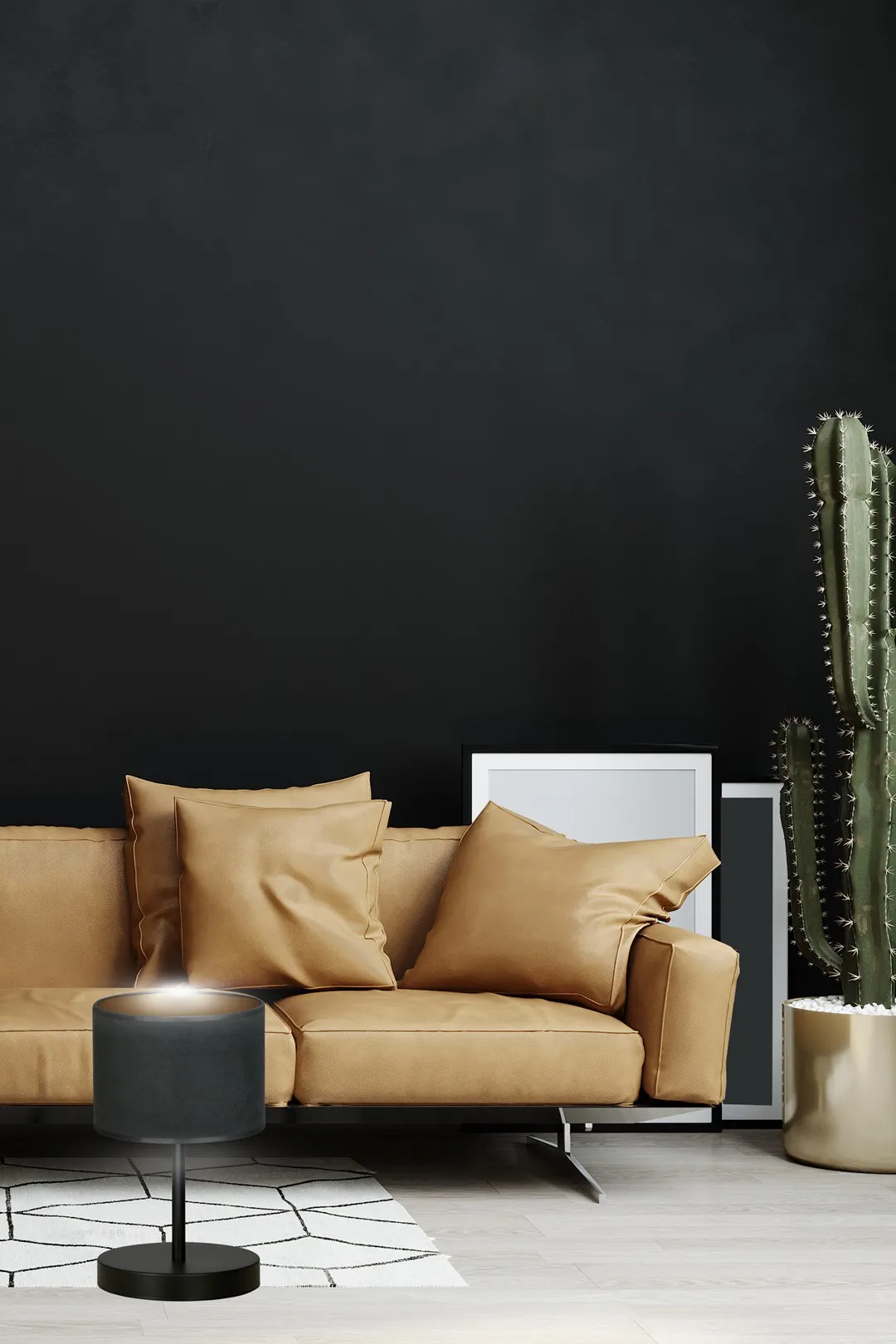 Lampka nocna HILDE Czarny 1054/LN1 - 1054/LN1