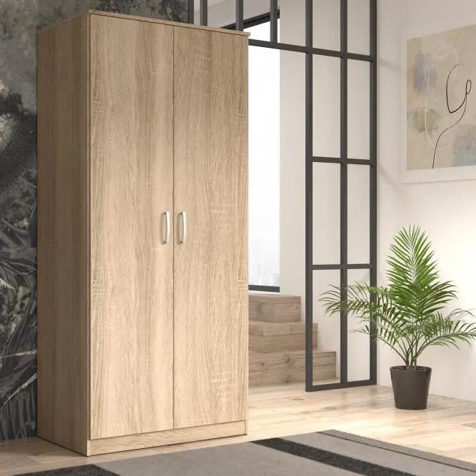 Szafa ubraniowa NIKO Dąb Sonoma NIKS80-D30F FORTE - NIKS80-D30F