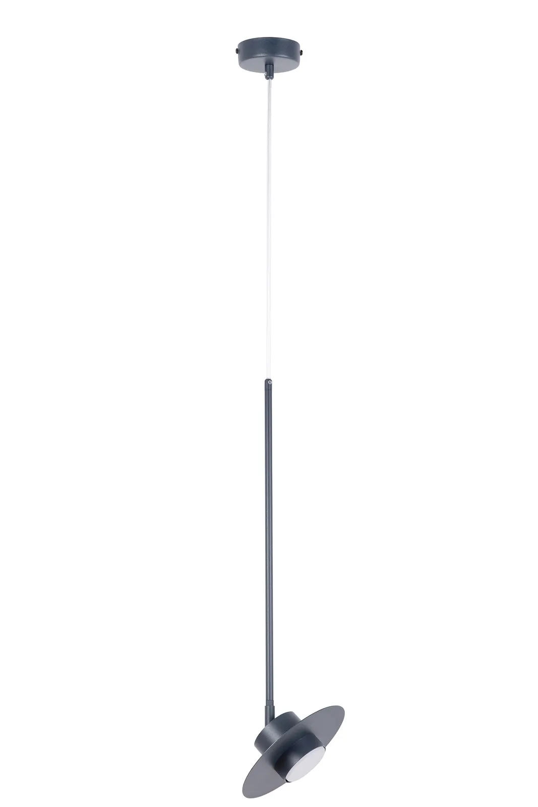 Lampa wisząca stalowa CHARLIE S dł. max 150 cm grafitowa