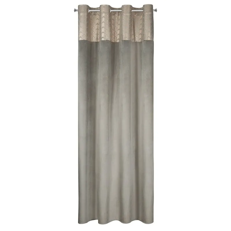 ZASŁONA GOTOWA ELEN 140X250 CM STALOWY - EU_388795