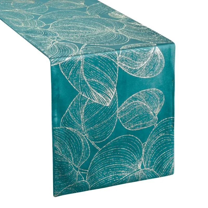 OBRUS BLINK 16 35 X 140 CM CIEMNOTURKUSOWY - EU_389941