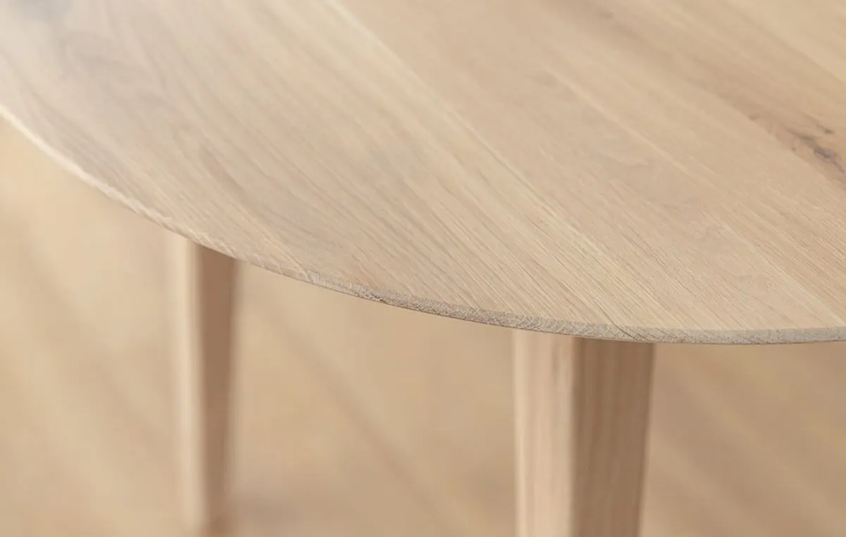 drewno, stół, okrągły, blat, nóżki