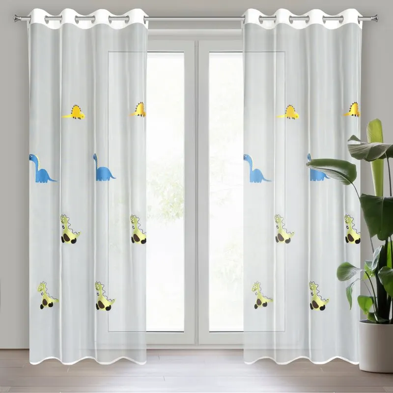 FIRANA GOTOWA DINO 140X250 CM BIAŁY