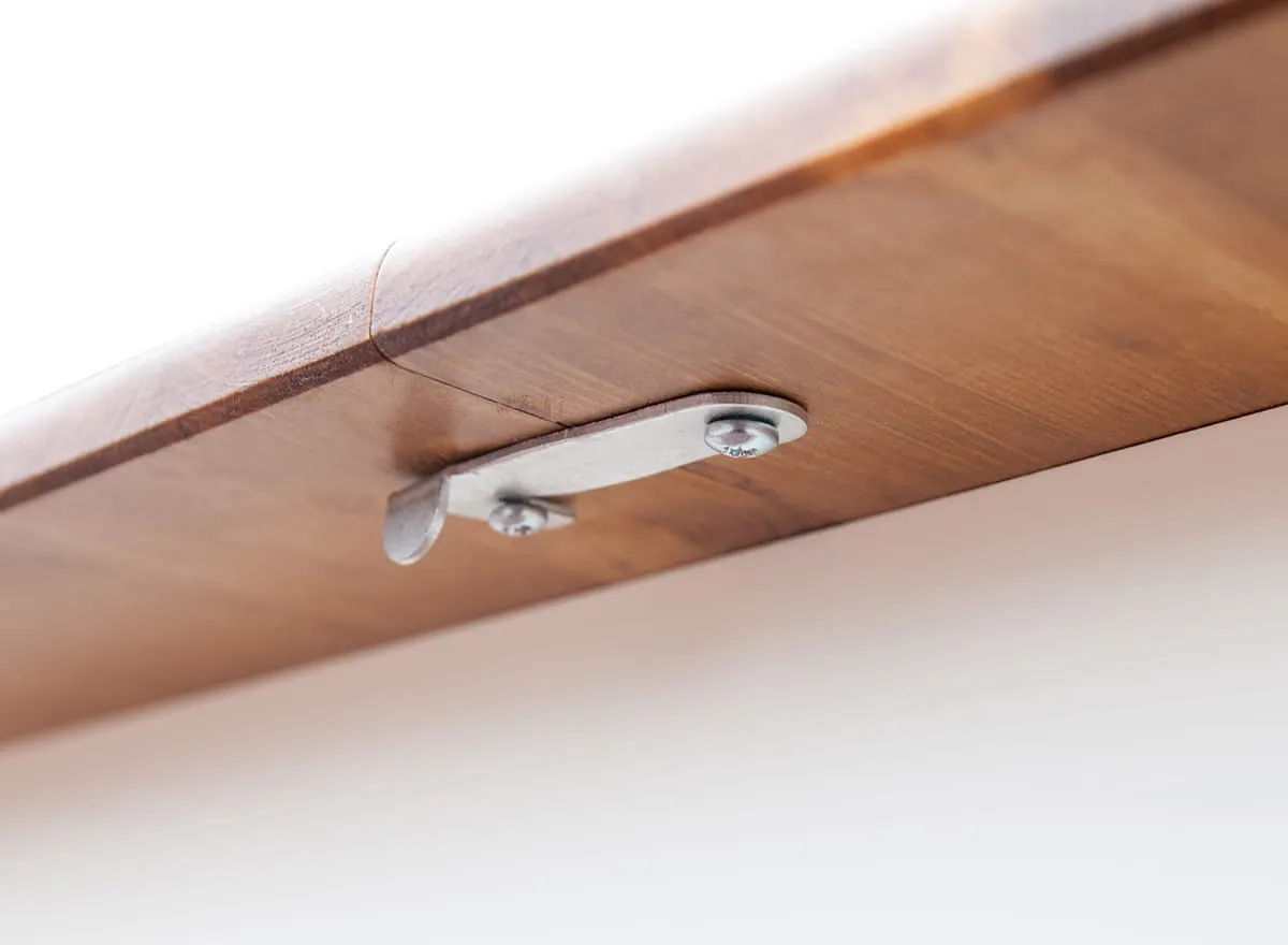 Stół sosnowy rozkładany Belluno Elegante 93x(150-197) biały-dąb - PL022B/D