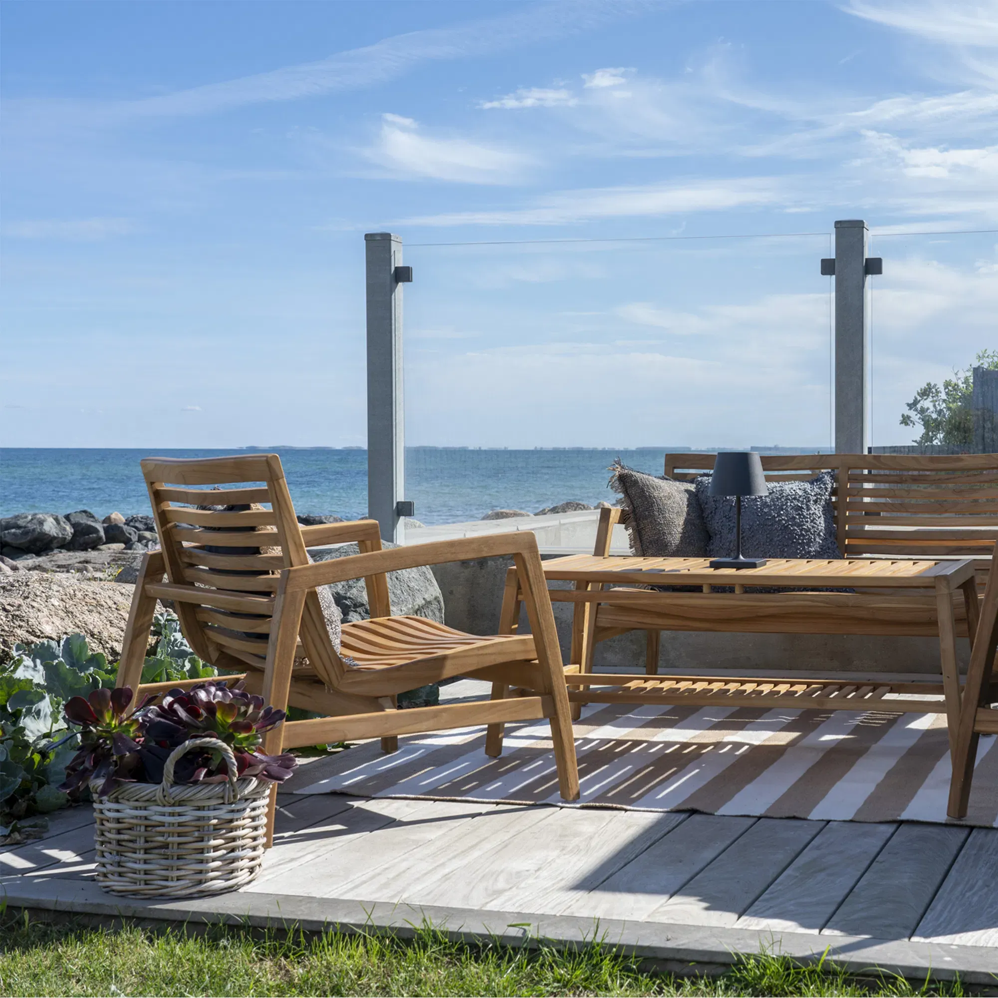 Dywan prostokątny PINA 200x300 cm 100% recykling beżowy ecru - 3981321