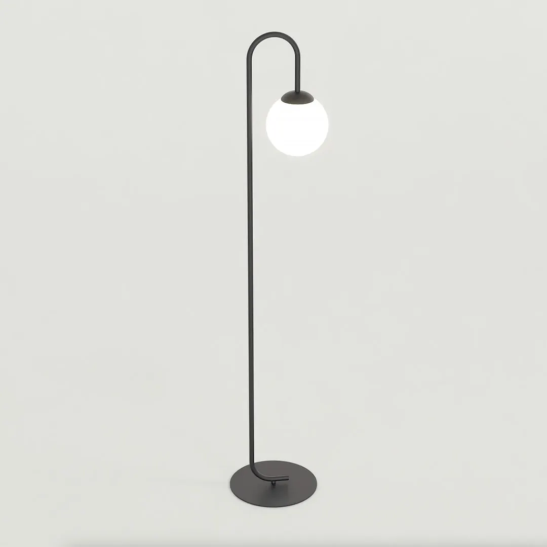 Lampa podłogowa FLOR LP1 czarna - 1495/LP1