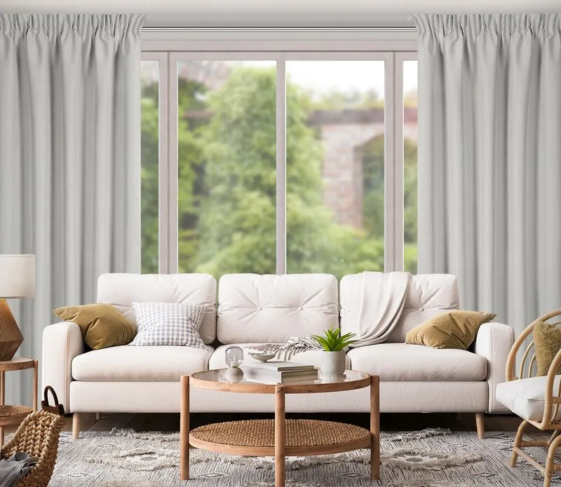 ZASŁONA GOTOWA SUZAN NA TAŚMIE 135 X 270 CM BEŻOWY - EU_453000