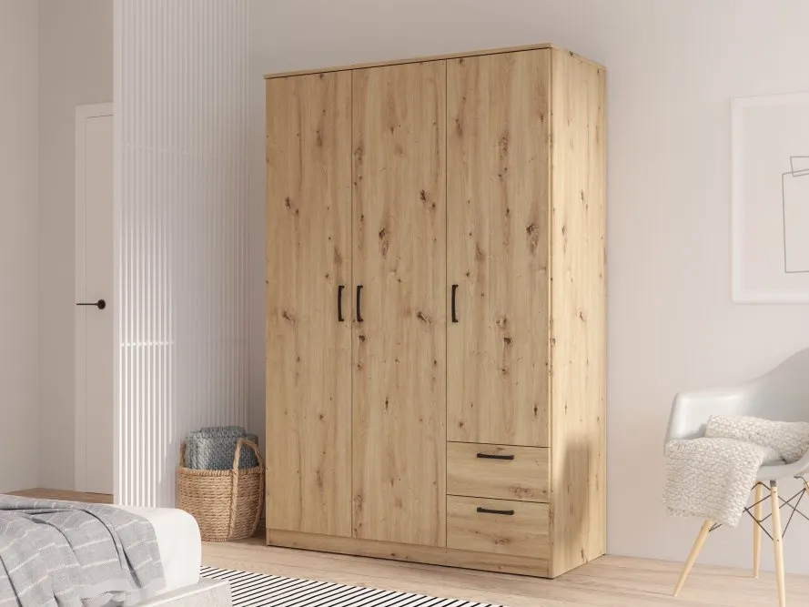 Szafa ubraniowa NIKO Dąb Artisan NIKS84-D78 FORTE - NIKS84-D78