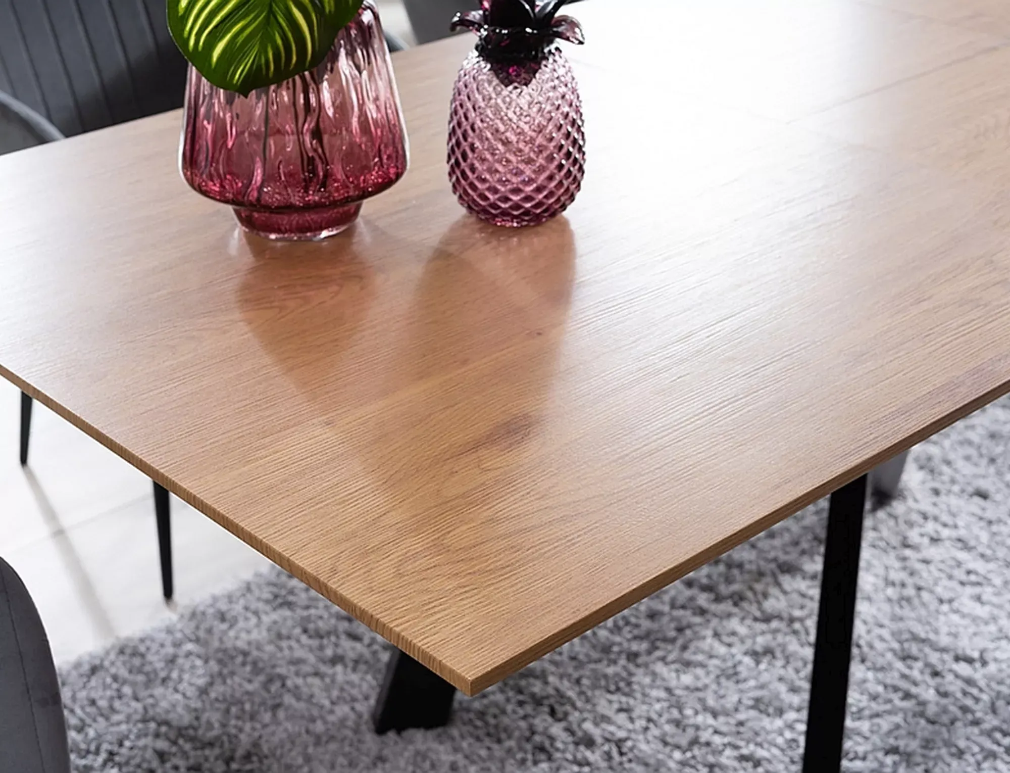 Stół rozkładany CAPITOL dąb naturalny 90x160-200 cm - CAPITOLDC160