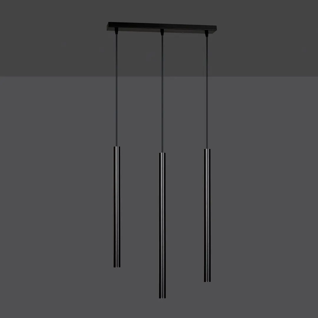 Lampa wisząca SELTER 3 czarna — zdjęcie 3