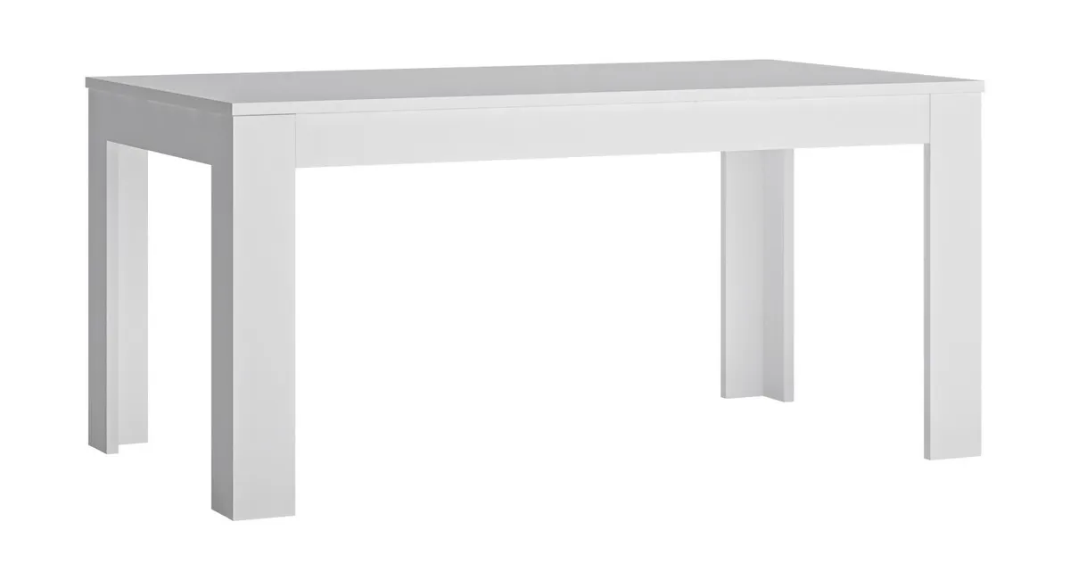 STÓŁ MWST06 160-235X90 BIAŁY PET HG/BIAŁY ALPIN Wójcik