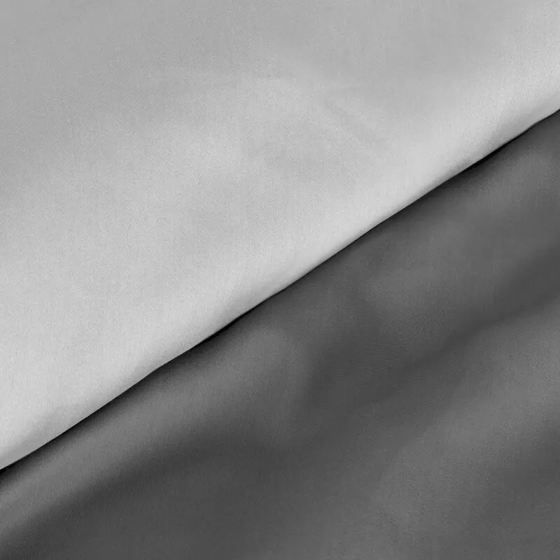 Komplet pościeli satynowej NOVA3 220 X 200 cm Jasnoszary, Stalowy - EU_383266