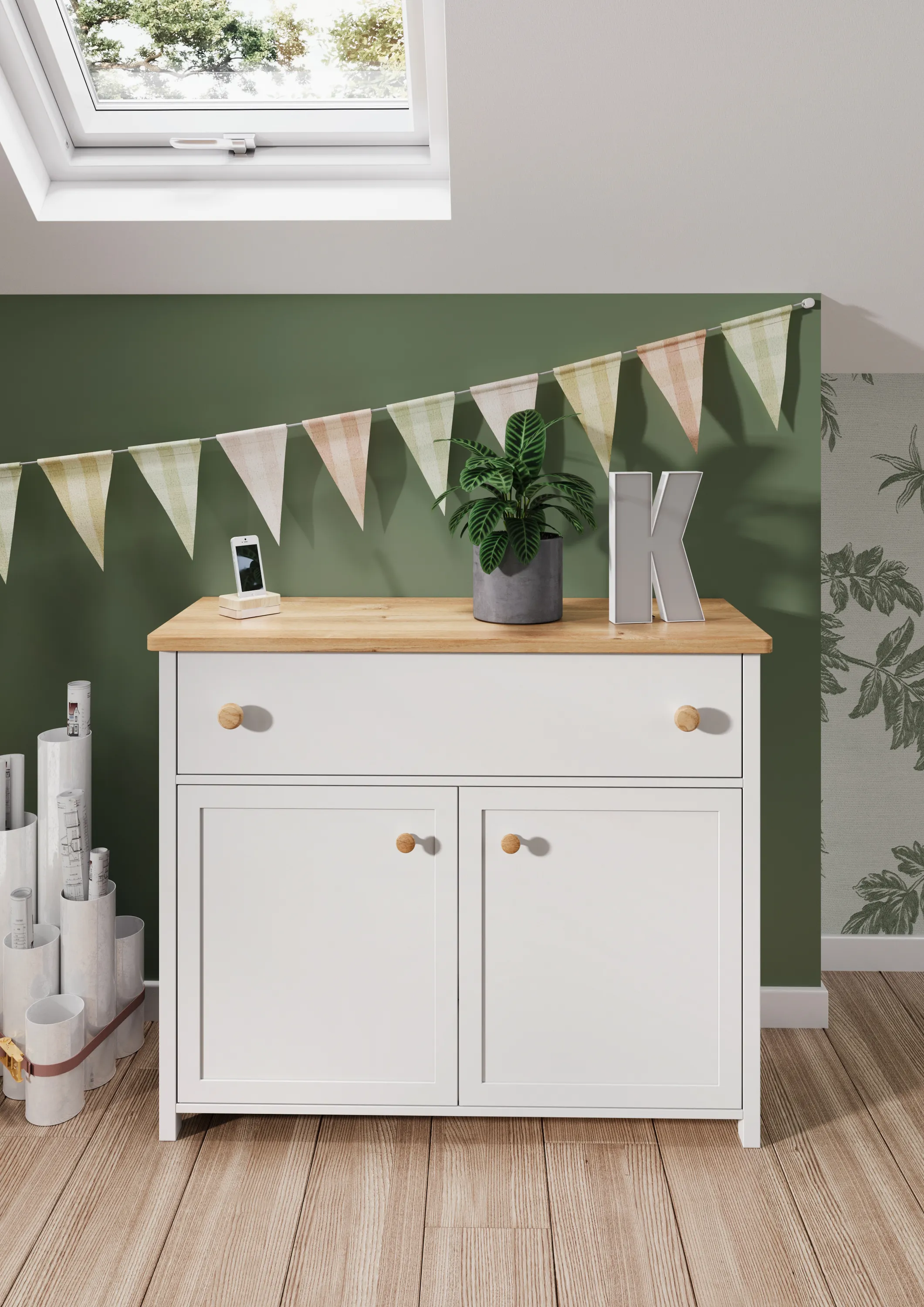 Komoda Story SO-05 biała - SO5BDN