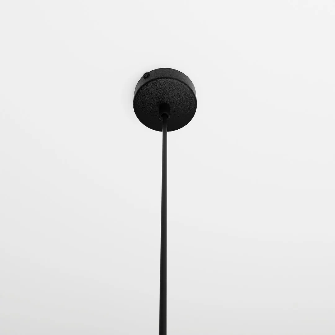 Lampa wisząca COSMO 1 czarny transparentny — zdjęcie 9