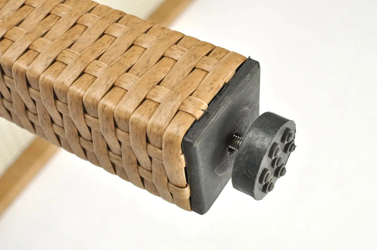 Stół ogrodowy z technorattanu MALAGA 150 - beżowy - FE5906948124417