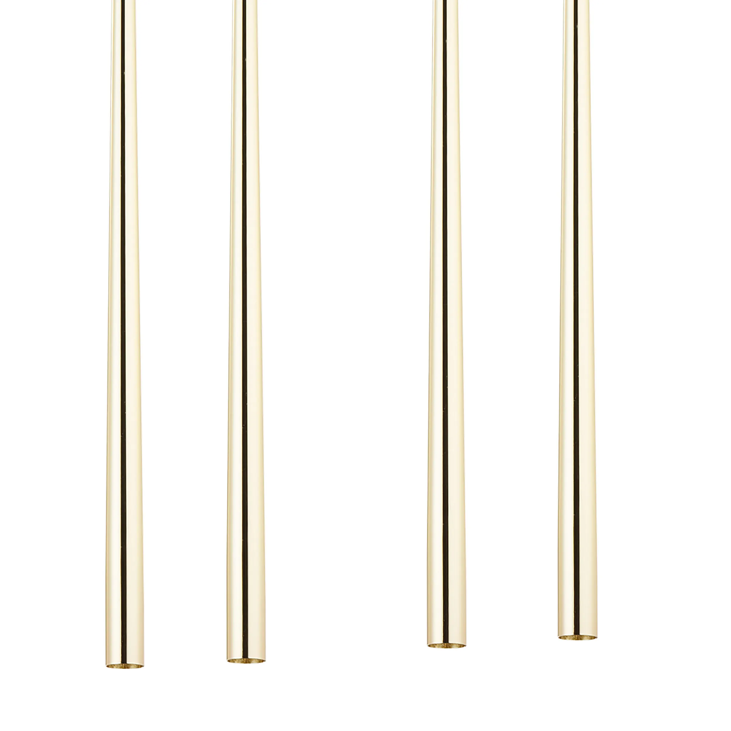 Lampa wisząca PIANO czarna złota na metalowej listwie 120x115x3cm - TK_6423