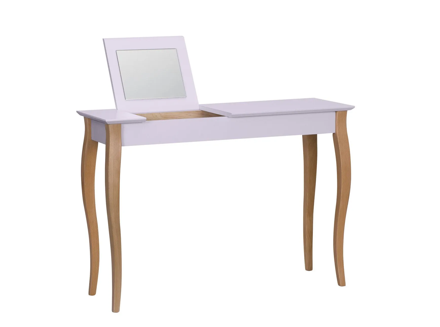 Toaletka z lustrem LILLO 105x35cm różowy naturalny