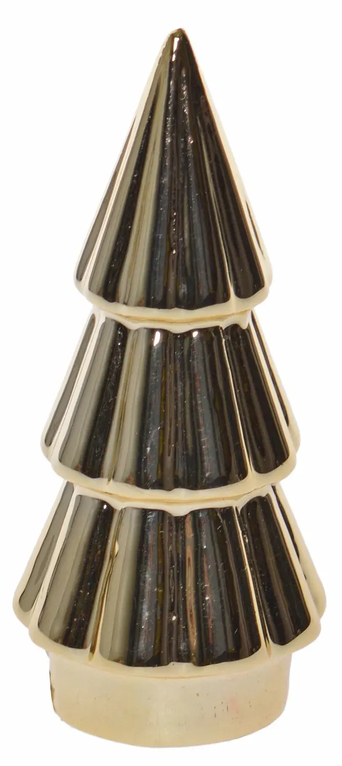 Choinka porcelanowa MINI 5583 złota