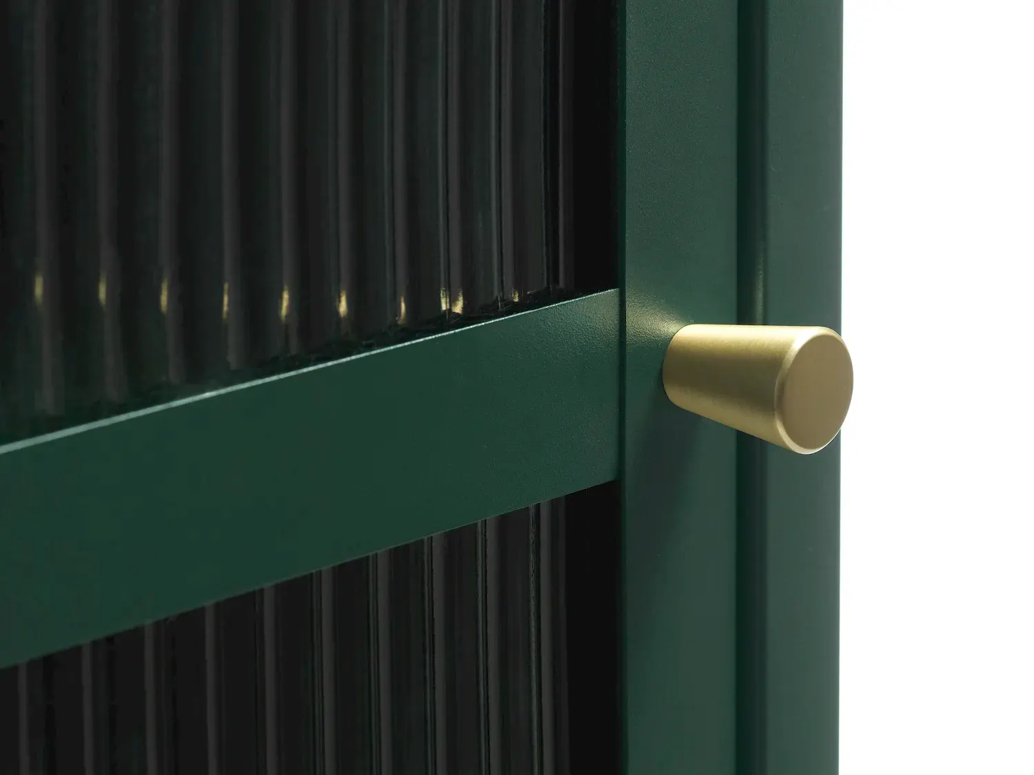 Witryna niska BRONCO 1-drzwiowa W160 cm - zielony, złoty - UN_44600200