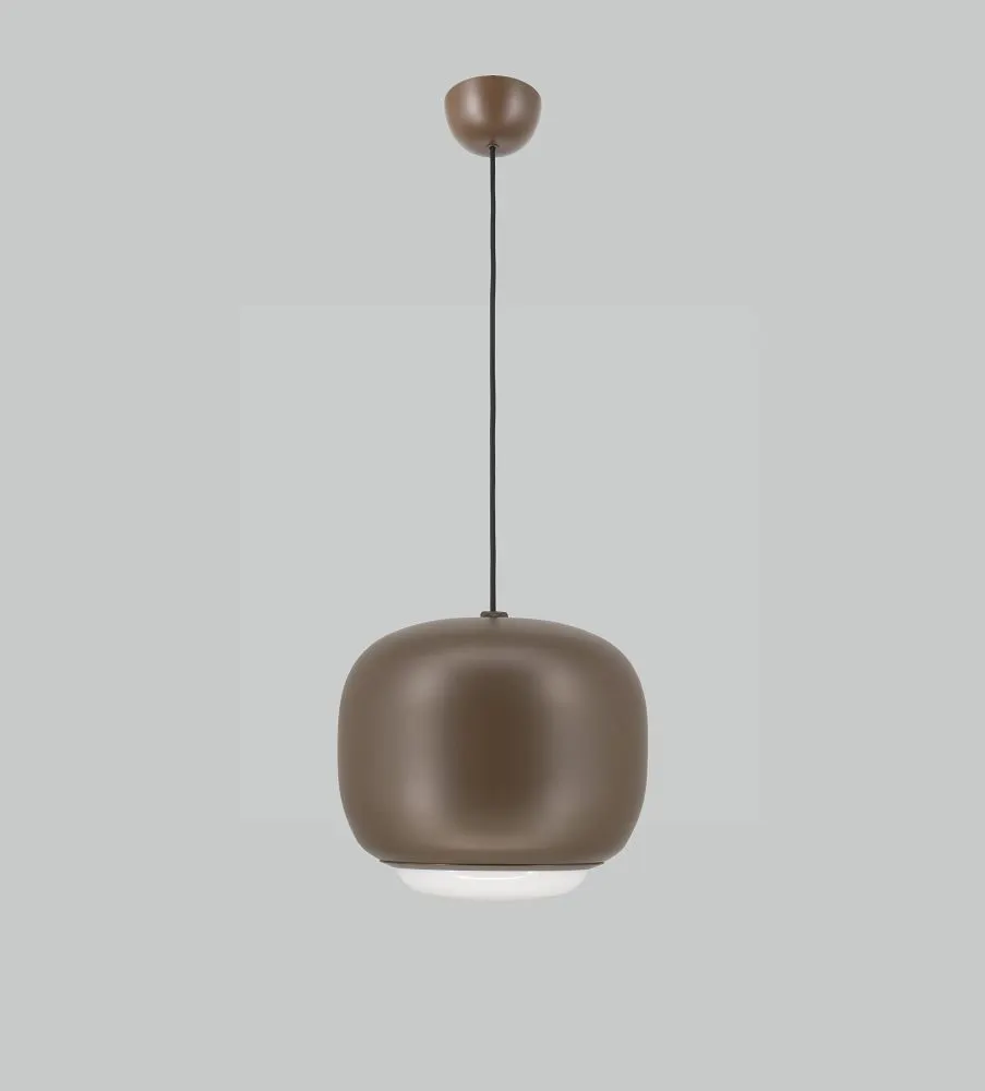 image lampa wisząca, kula, metaliczny brąz, pendant, wykończenie matowe