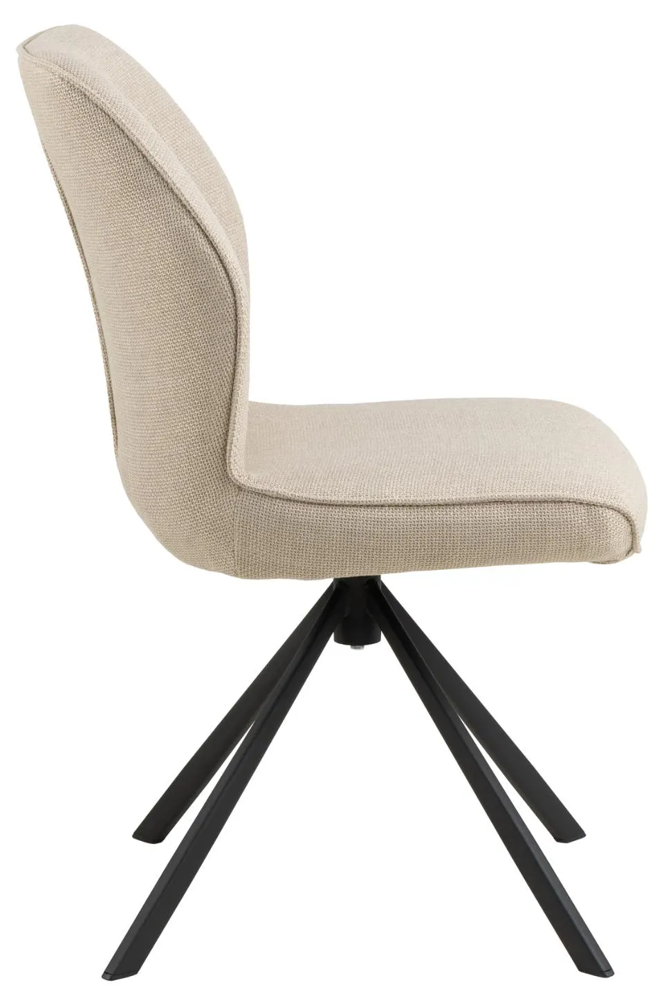 Krzesło obrotowe SPRING Beżowy, Czarny - zamek błyskawiczny ( zestaw 2 sztuk ) - 0000101142