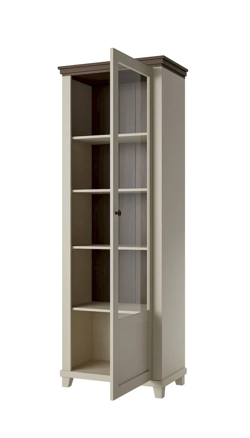 Witryna 1-drzwiowa EVORA WM prawa beż jasny dąb dunin - 24D1JU06