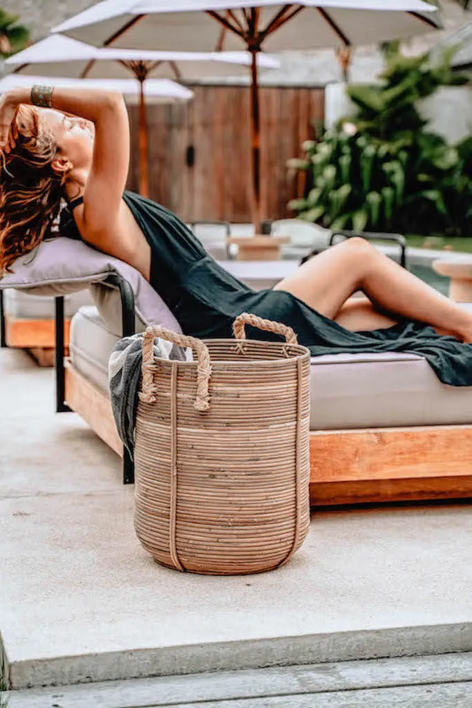 RATTANOWY KOSZ AZURE L - MMHA020L