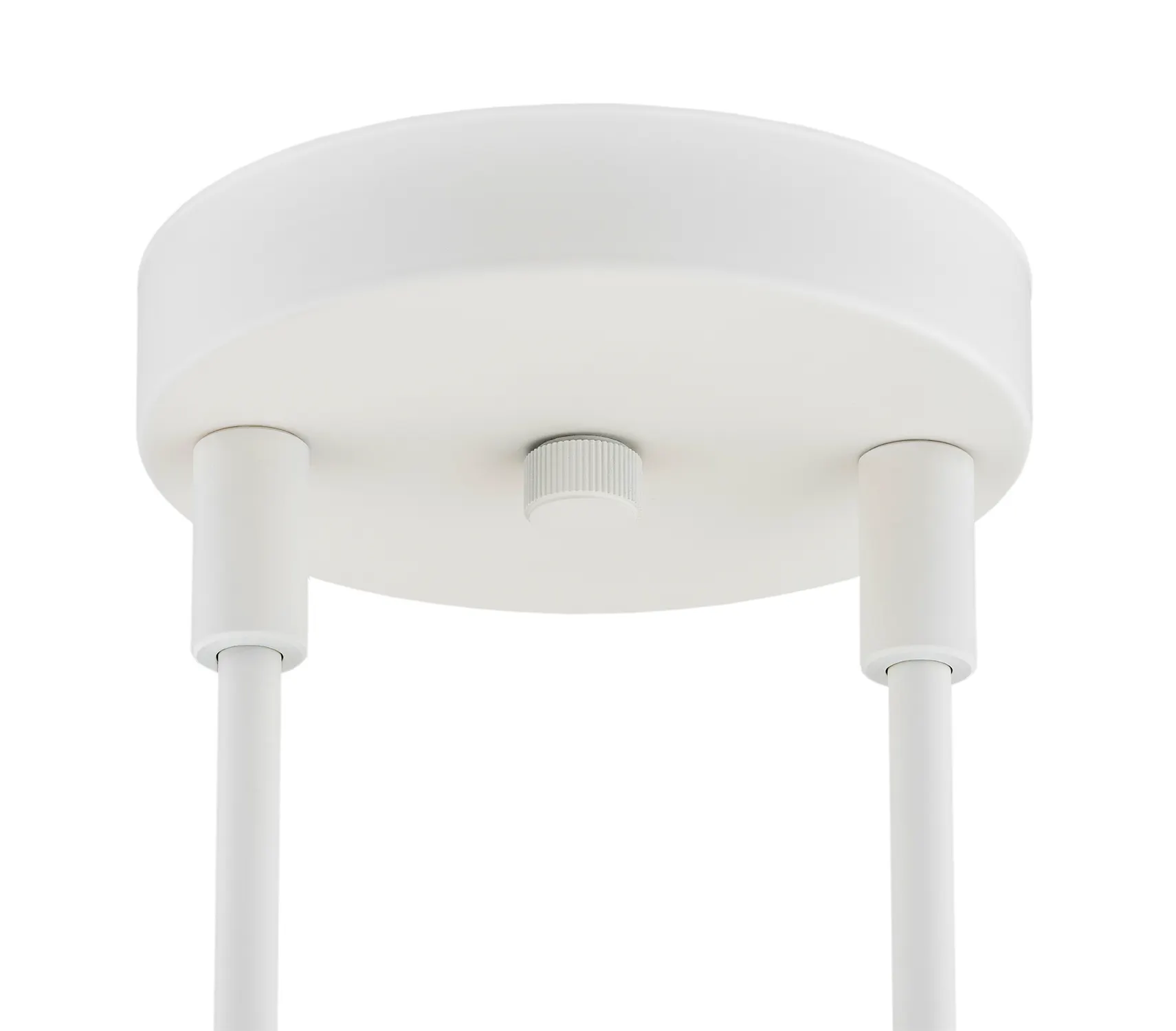 Lampa wisząca ABSOS metalowa biała biało-brązowa marmur regulowana 95x86cm - 1841