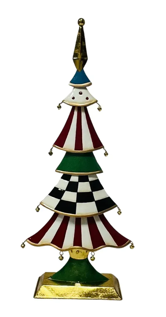 CHOINKA metalowa kolorowa ŚREDNIA