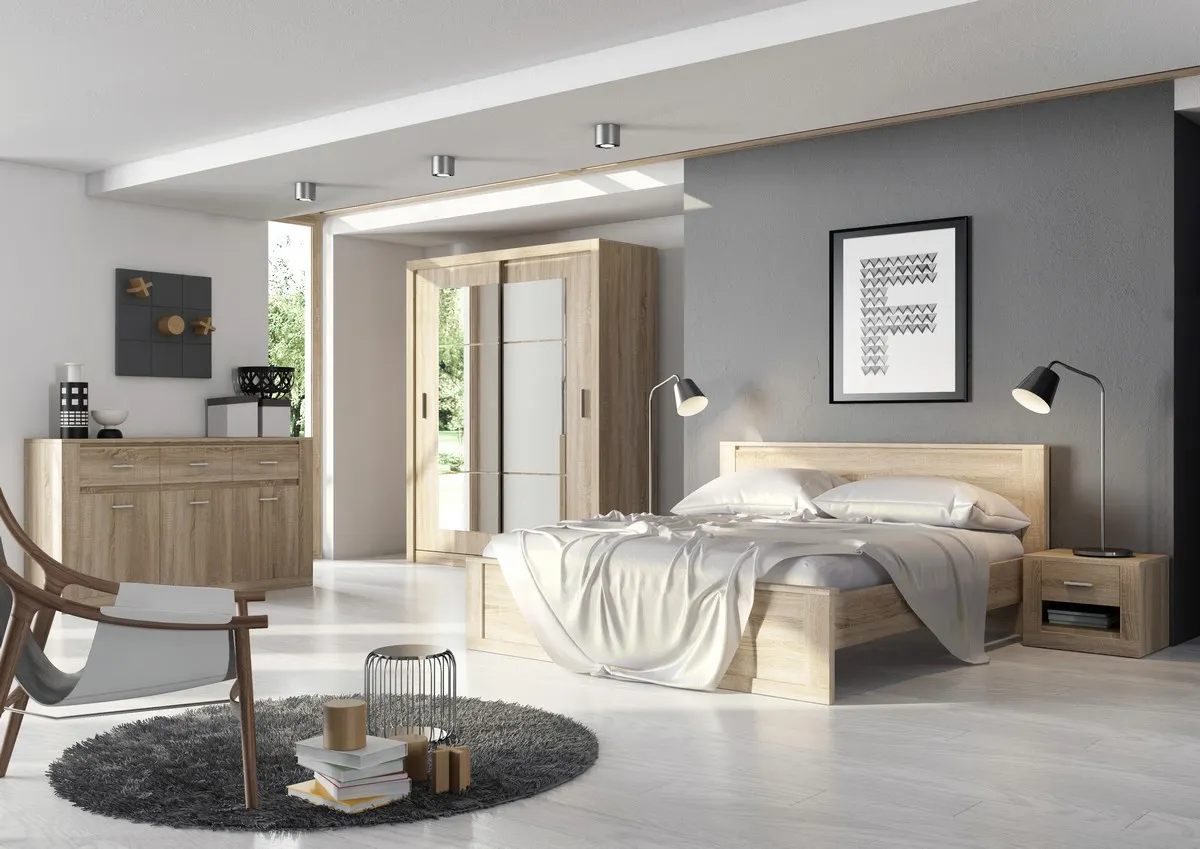 Szafka nocna Idea 07 dąb shetland - ID7DH