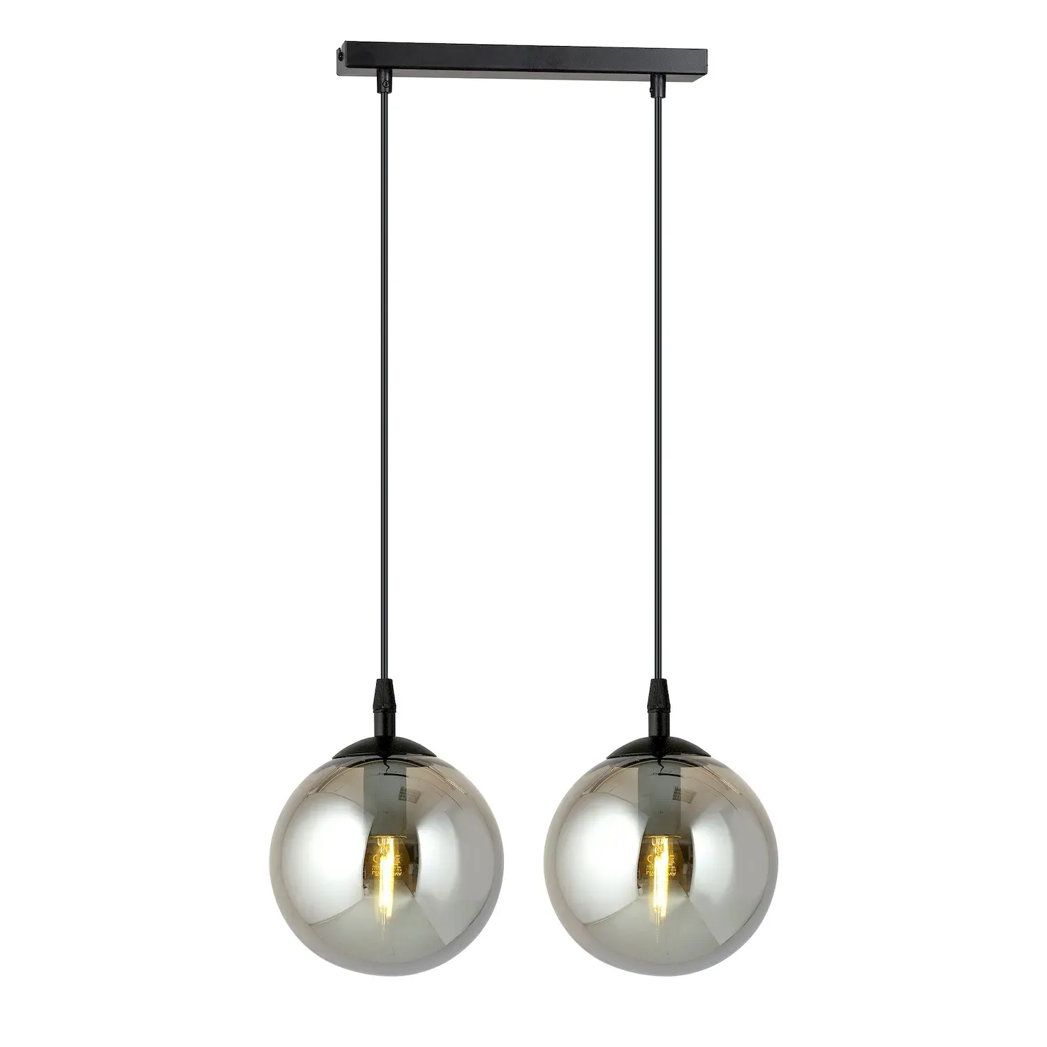 Lampa wisząca COSMO 2 czarny grafitowy - 712/2